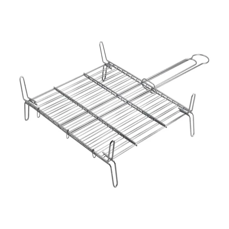 EDM Doble parrilla para barbacoa de zinc 50x50 cm