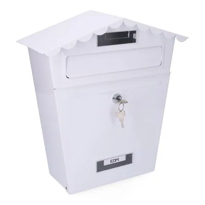 EDM 85800 buzón de acero modelo Clásica blanco