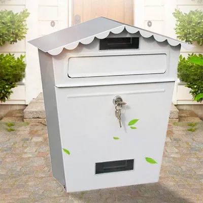 EDM 85800 buzón de acero modelo Clásica blanco – foto 1