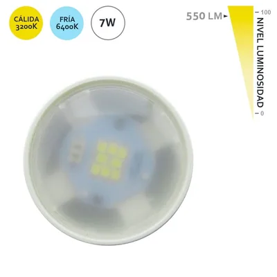 EDM 98252 bombilla dicroica LED GU10 7W 550 lm luz cálida – foto 2