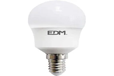 EDM bombilla esférica LED E14 8,5W 940 lm luz cálida (pack de 10)