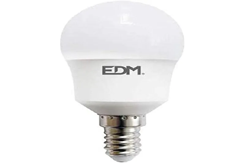 EDM Bombilla esférica LED E14 8,5W 940 lm luz día