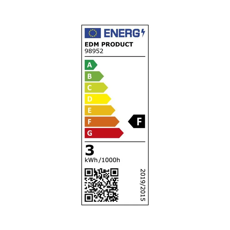 EDM 98952 bombilla LED G9 3W 260 lm luz cálida regulable