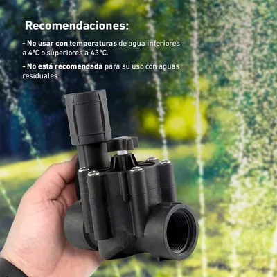 Aqua Control Q160C electroválvula de riego rosca hembra 1 pulgada – foto 2