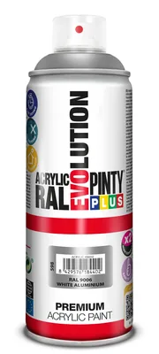 pintyplus evolution 598 Pintura Spray Acrílica Brillo 520cc White (pack de 3)