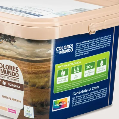 Bruguer Colores del Mundo Kenia matiz de marrón 4 l – foto 4