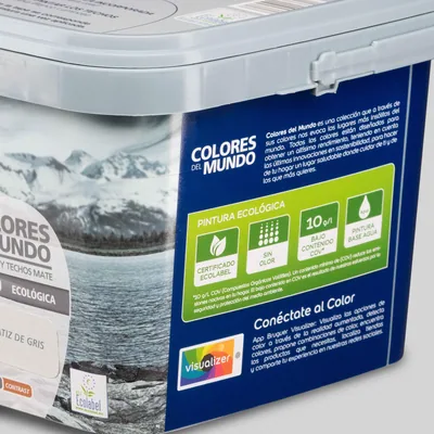 Bruguer Colores del Mundo Escandinavia matiz de gris 4 l – foto 4