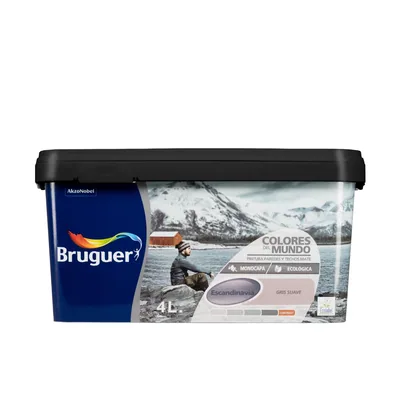 Bruguer Colores del Mundo Escandinavia gris suave 4 l – foto 5