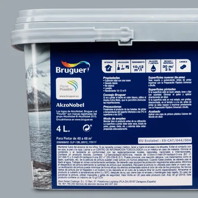 Bruguer Colores del Mundo Escandinavia gris suave 4 l – foto 7