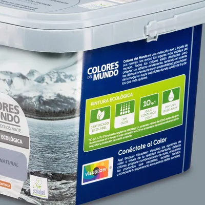 Bruguer Colores del Mundo Escandinavia gris natural 4 l – foto 4