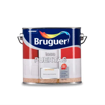 Bruguer esmalte laca puertas blanco permanente 2,5 l