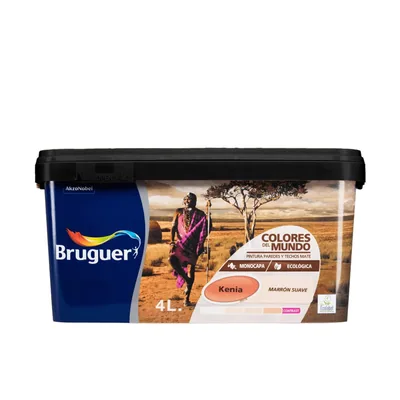 Bruguer Colores del Mundo Kenia marrón suave 4 l – foto 6