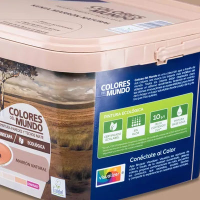 Bruguer Colores del Mundo Kenia marrón natural 4 l – foto 4