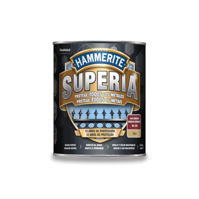 Hammerite Esmalte Superia metales rojo carruajes 750 ml