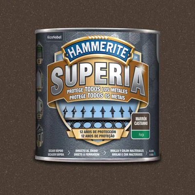 Hammerite Superia Esmalte antioxidante al agua forja marrón 2,5 L