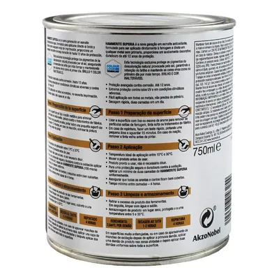 Hammerite Superia efecto forja liso negro 750 ml – foto 2