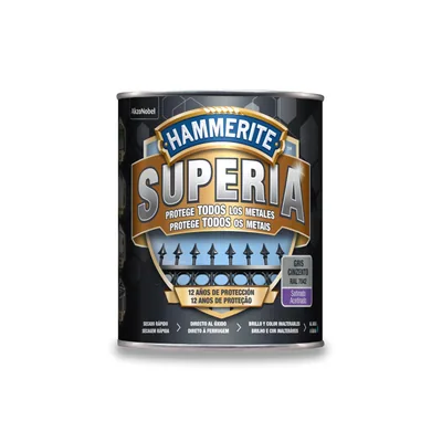 Hammerite Superia Satinado Gris 750 ml
