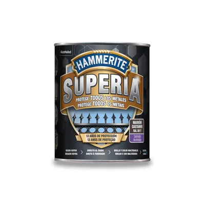 Hammerite Esmalte antioxidante Superia marrón oscuro 750 ml