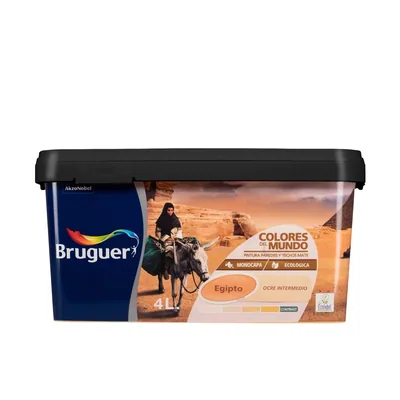 Bruguer Colores del Mundo Egipto ocre intermedio 4 l – foto 6