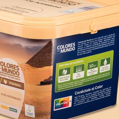 Bruguer Colores del Mundo Egipto ocre intermedio 4 l – foto 4