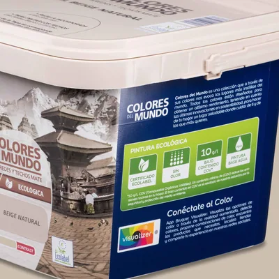 Bruguer Colores del Mundo Nepal beige natural 4 l – foto 4