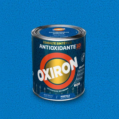 Oxiron Esmalte antioxidante Martelé azul oscuro, 750 ml – foto 1
