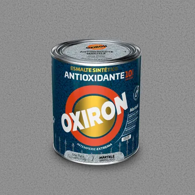 Oxiron Esmalte antioxidante Martelé gris plata, 750 ml – foto 1