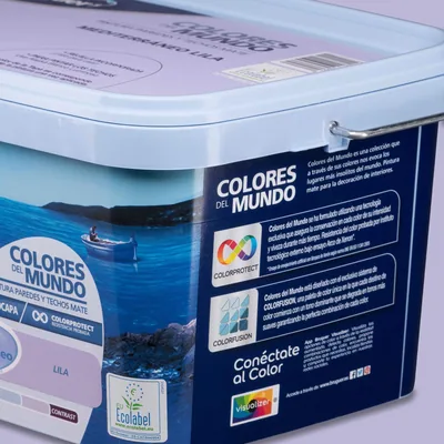 Bruguer Colores del Mundo Mediterráneo lila 4 l – foto 4