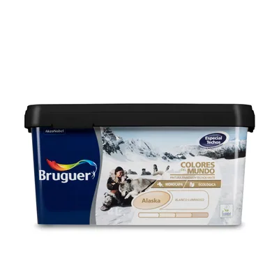 Bruguer Colores del Mundo Alaska blanco luminoso mate 4 l