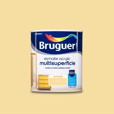 Bruguer Acrylic Multisuperficie satinado marfil claro 750 ml – foto 3
