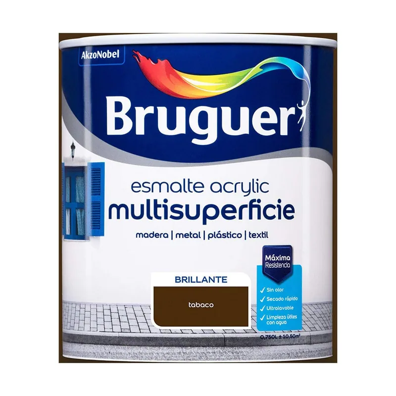 Bruguer Acrylic Multisuperficie brillante tabaco 750 ml