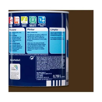 Bruguer Acrylic Multisuperficie brillante tabaco 750 ml – foto 2