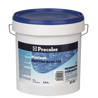 Procolor Pintura para piscinas agua azul 4 L