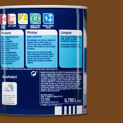 Bruguer Acrylic Multisuperficie brillante ocre 750 ml – foto 8