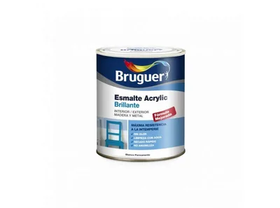 Bruguer Acrylic Multisuperficie brillante pardo 750 ml – foto 1