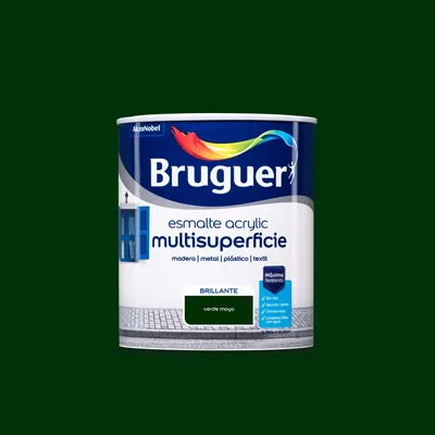 Bruguer Acrylic Multisuperficie brillante verde mayo 750 ml