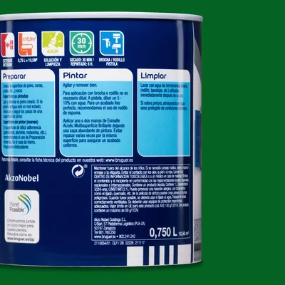 Bruguer Acrylic Multisuperficie brillante verde primavera 750 ml – foto 8