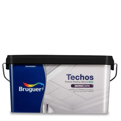 Bruguer Techos pintura plástica mate blanco luminoso 2,5 l – foto 3