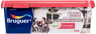 Bruguer Colores del Mundo Nepal rojo pashmina 2,5 l – foto 1