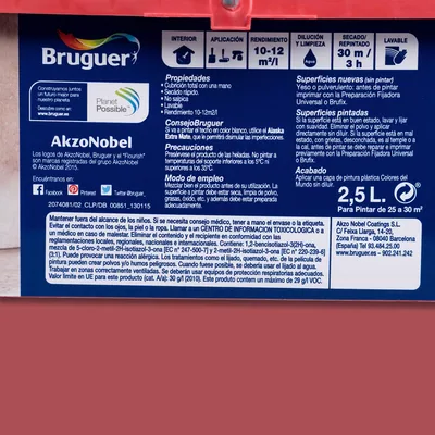 Bruguer Colores del Mundo Nepal rojo pashmina 2,5 l – foto 6