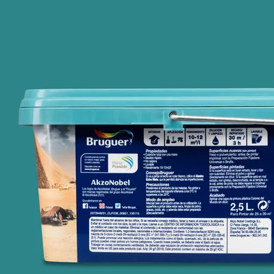 Bruguer Colores del Mundo Egipto verde oasis 2,5 l – foto 7