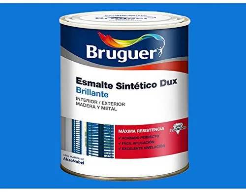 B.DUX Esmalte sintético brillante azul ancla 750 ml