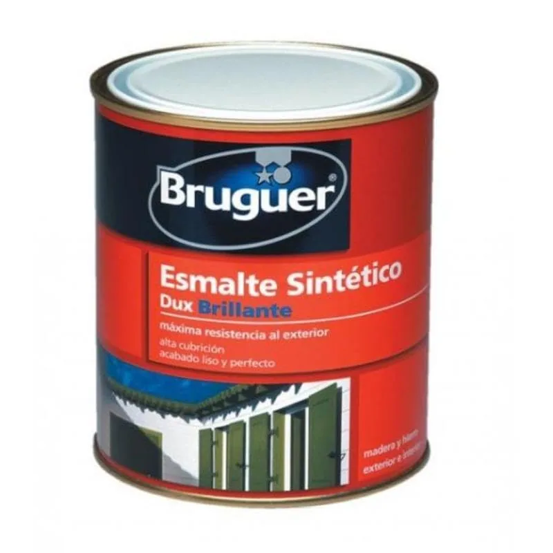 B.DUX Esmalte sintético brillante gris azulado 4 l