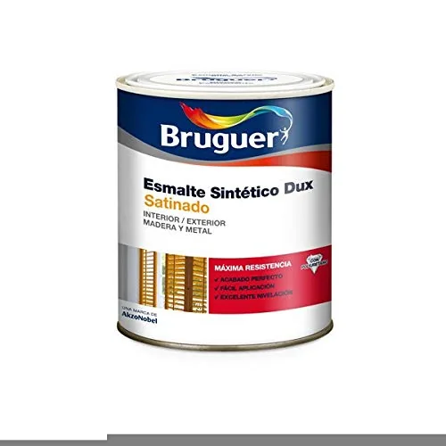 Bruguer Dux satinado laca negro 4 l