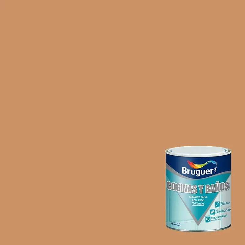 Bruguer Esmalte para azulejos ocre tostado 750 ml