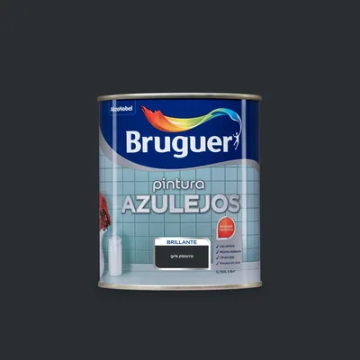 Bruguer esmalte azulejos brillante gris pizarra 750 ml