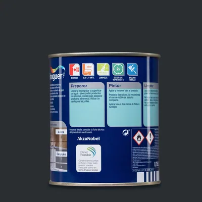 Bruguer Esmalte azulejos brillante gris pizarra 750 ml – foto 4