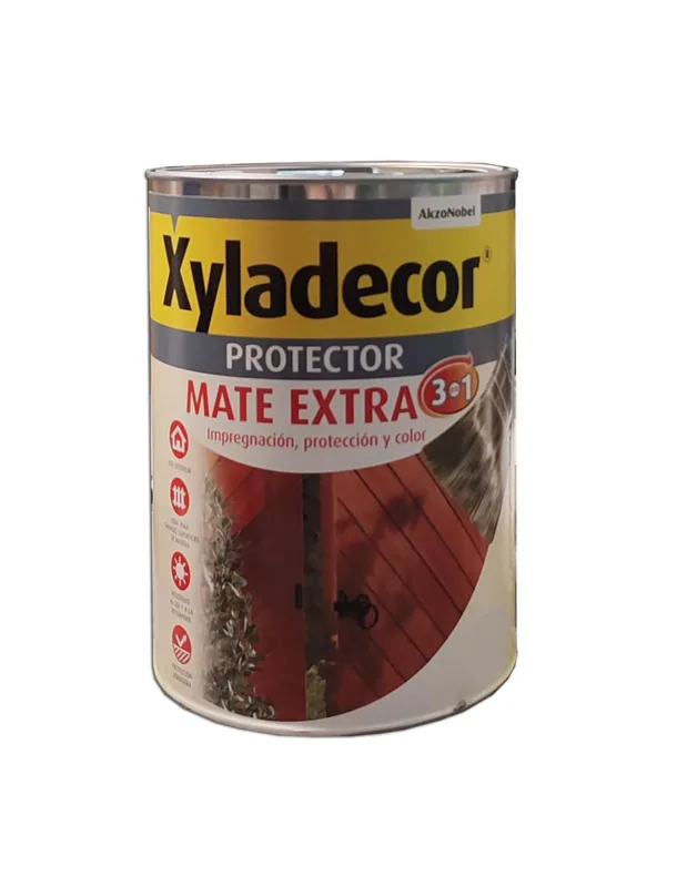Xyladecor 3en1 protector mate nogal 5 L