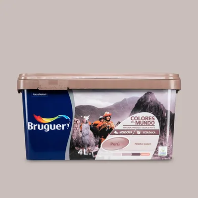 Bruguer Colores del Mundo Perú piedra suave 4 l – foto 6