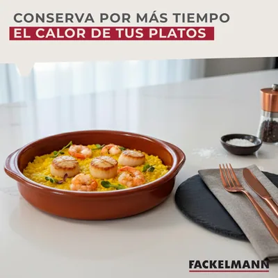 Fackelmann Cazuela de Barro Tradicional 18 cm - pack de 4 unidades – foto 4